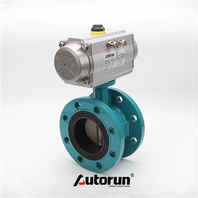 Pneumaattinen toimiva levyventtiili